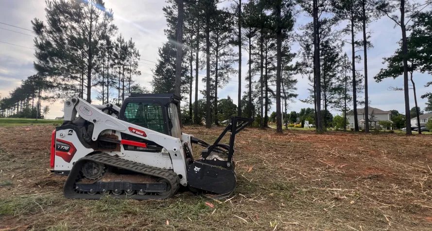 forestry mulch services mulcher service louisburg nc